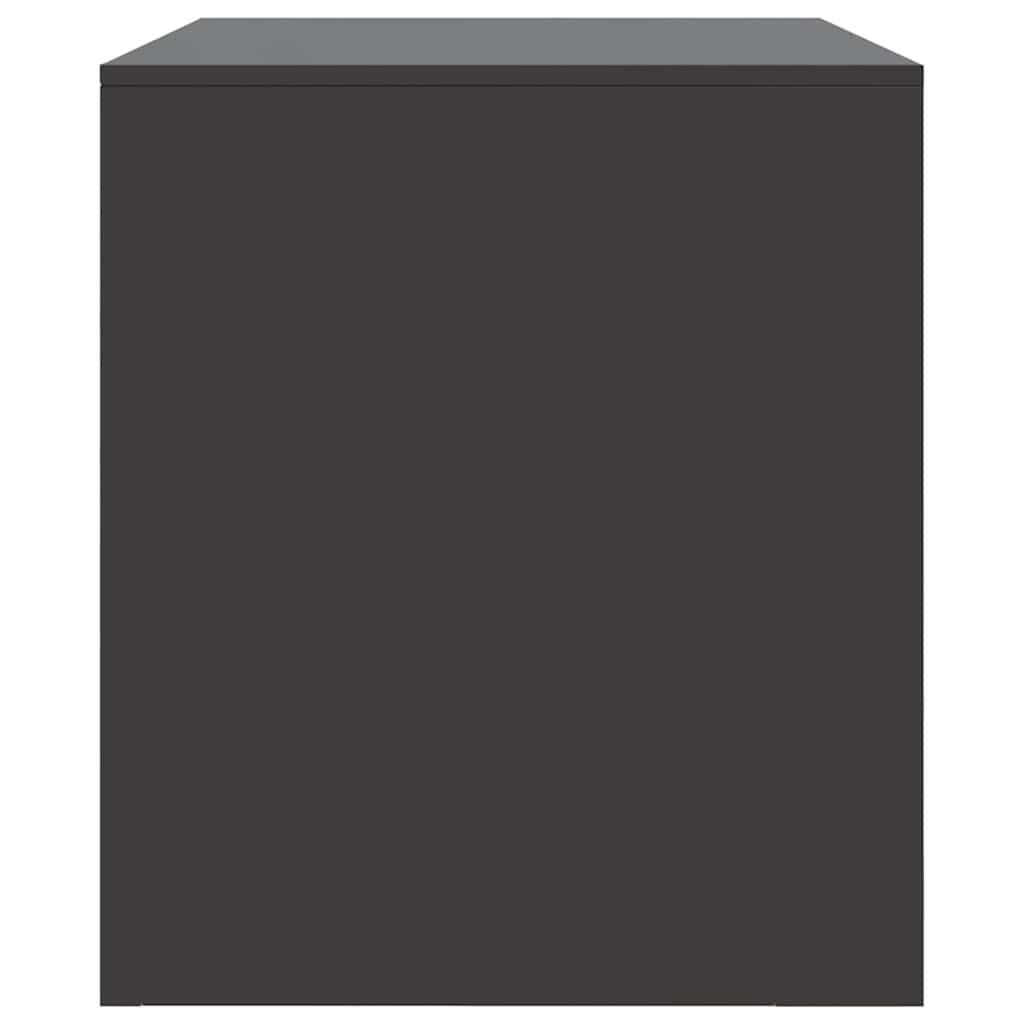 TV-Møbel DIV. TV-benk Svart 67x39x44 cm stål