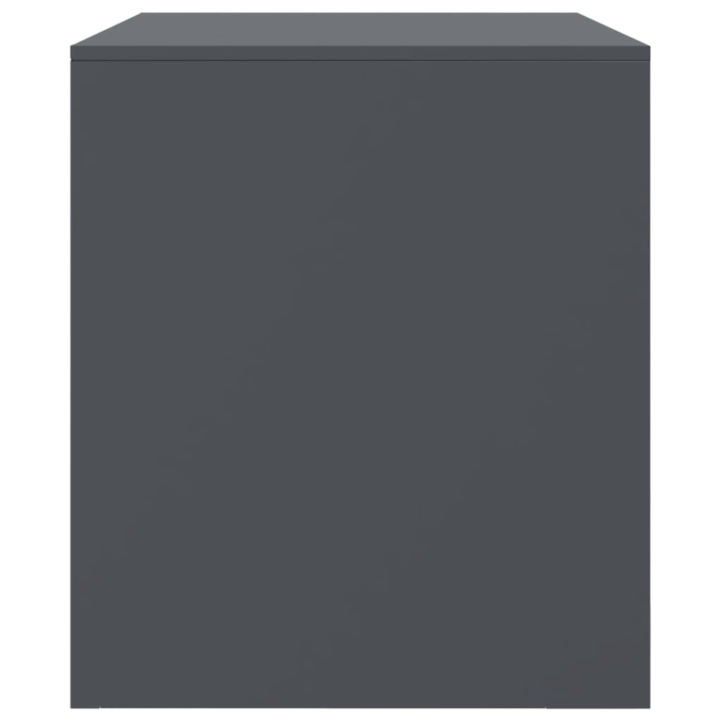 TV-Møbel DIV. TV-benk antrasitt 67x39x44 cm stål