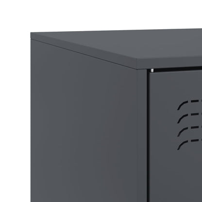 TV-Møbel DIV. TV-benk antrasitt 67x39x44 cm stål