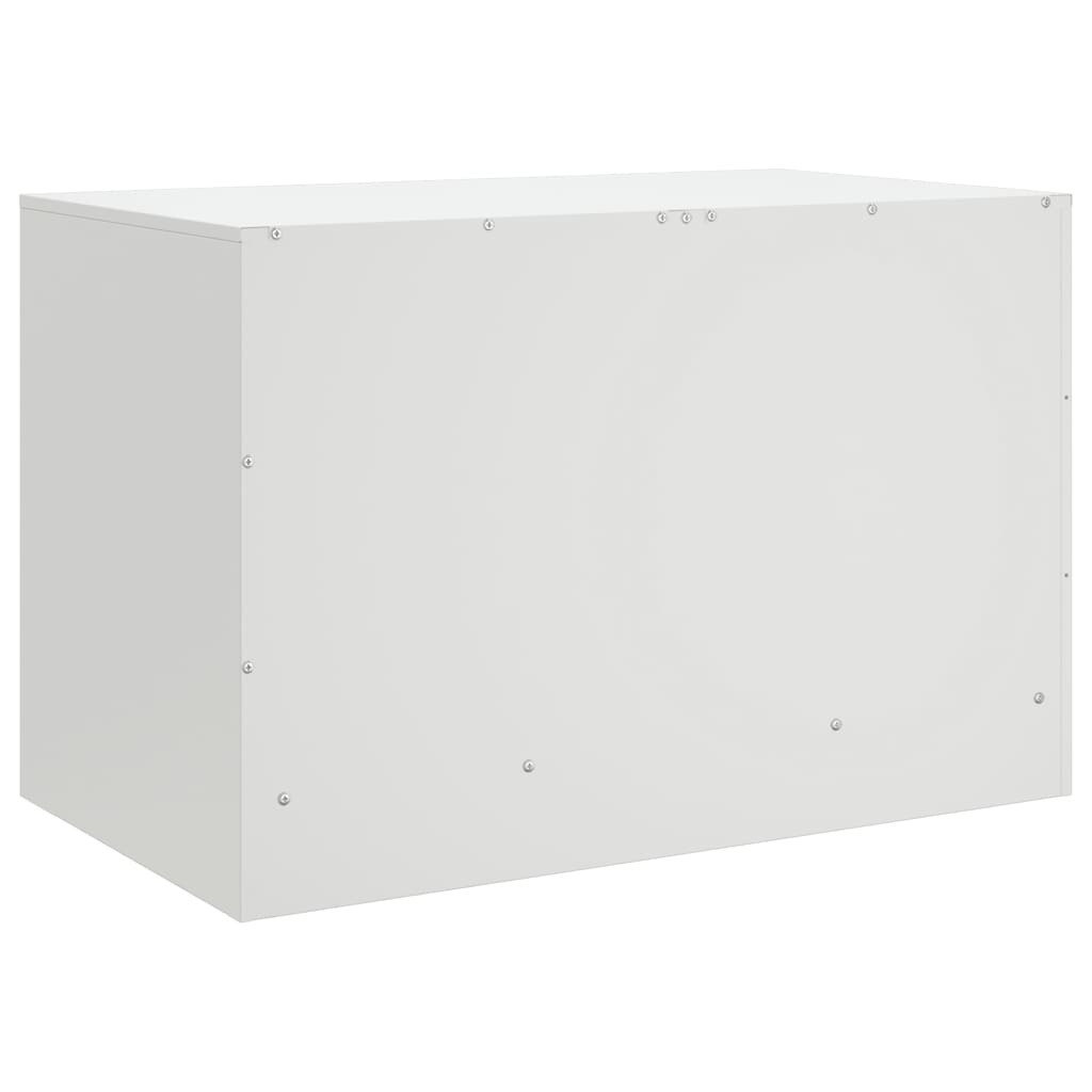 TV-Møbel DIV. TV-benk Hvit 67x39x44 cm stål