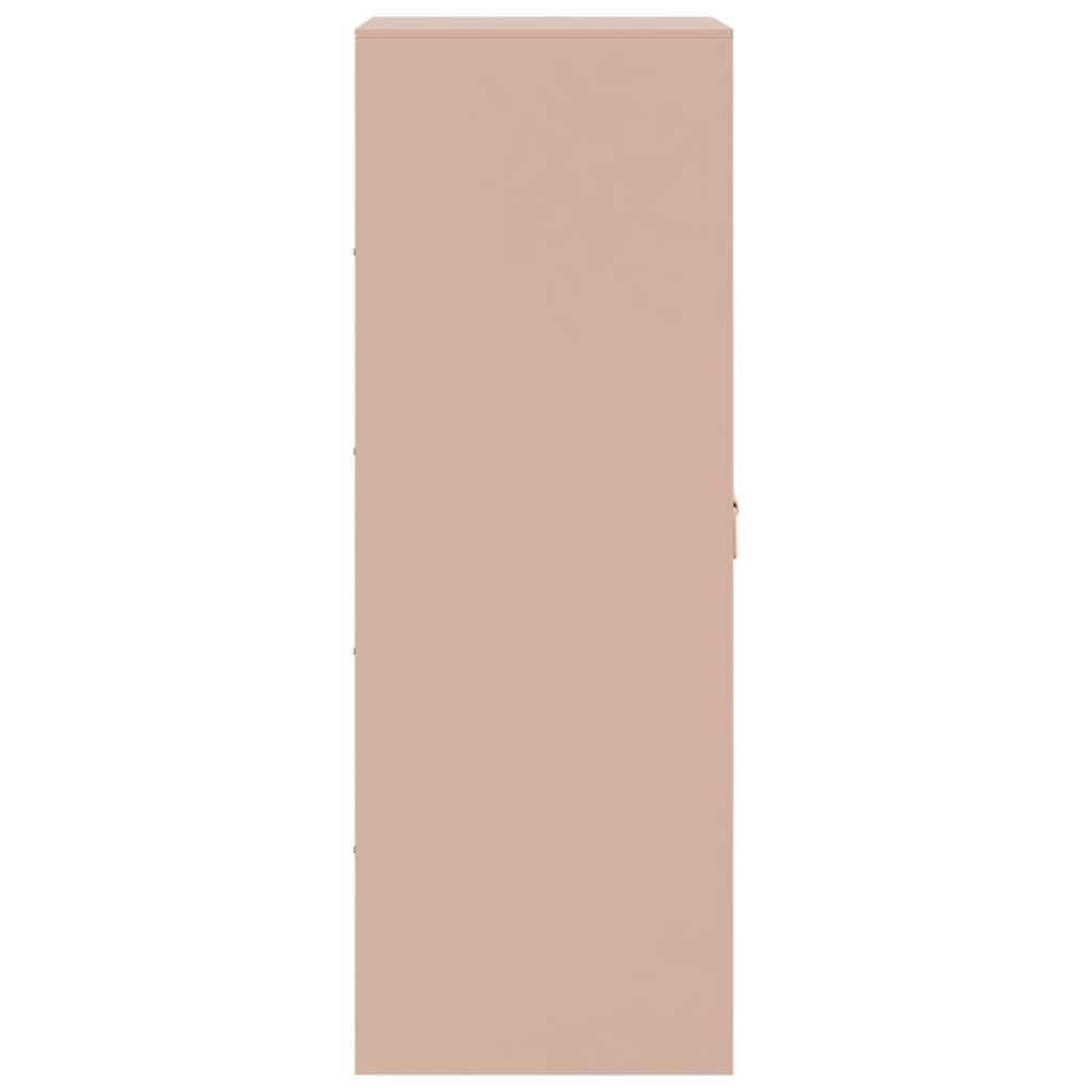 Skjenk DIV. rosa 34,5x39x107 cm stål