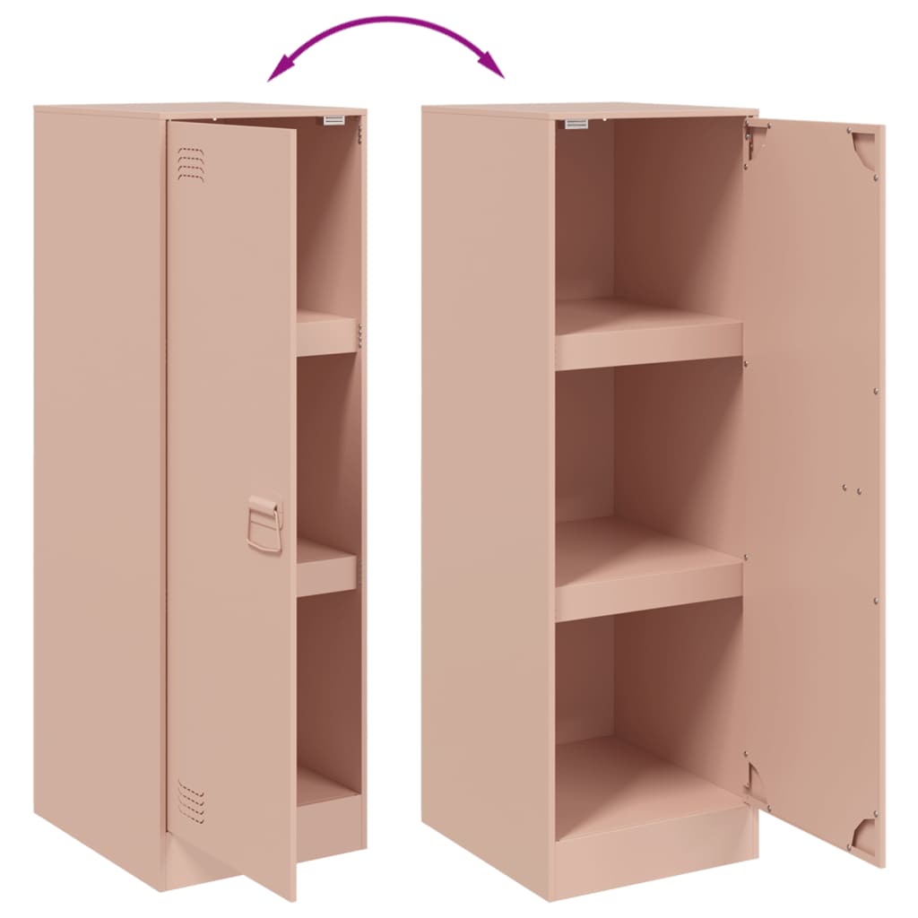 Skjenk DIV. rosa 34,5x39x107 cm stål