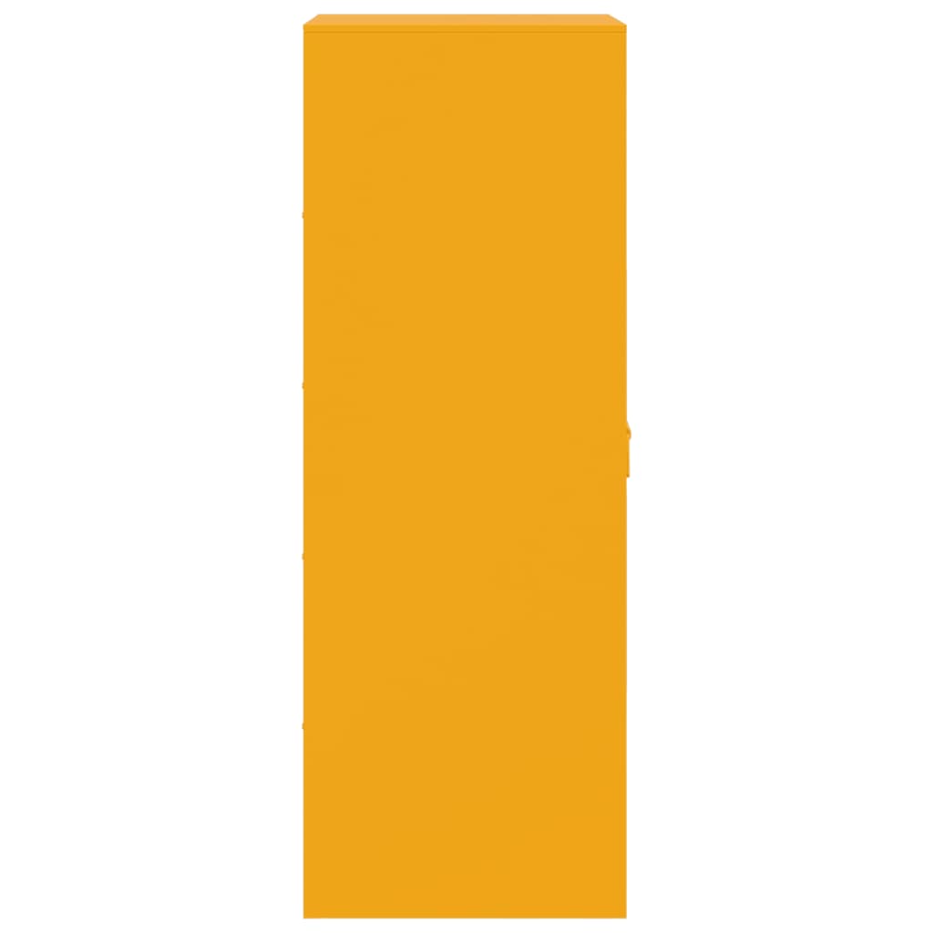 Skjenk DIV. sennepsgul 34,5x39x107 cm stål