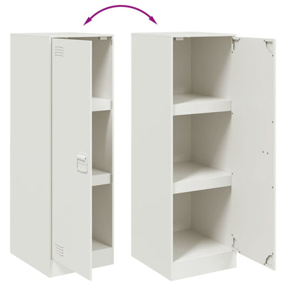 Skjenk DIV. Hvit 34,5x39x107 cm stål