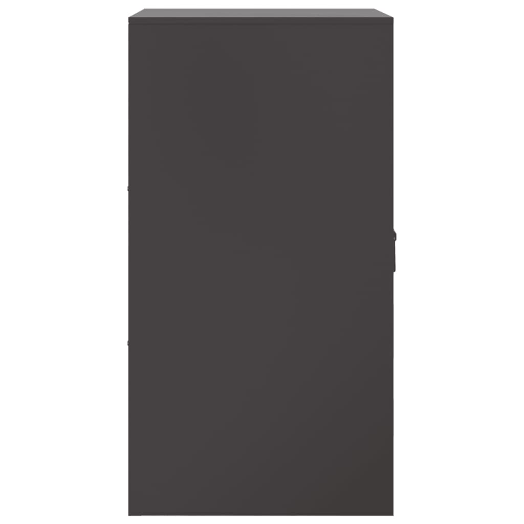 Skjenk DIV. Svart 34,5x39x73 cm stål