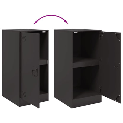 Skjenk DIV. Svart 34,5x39x73 cm stål