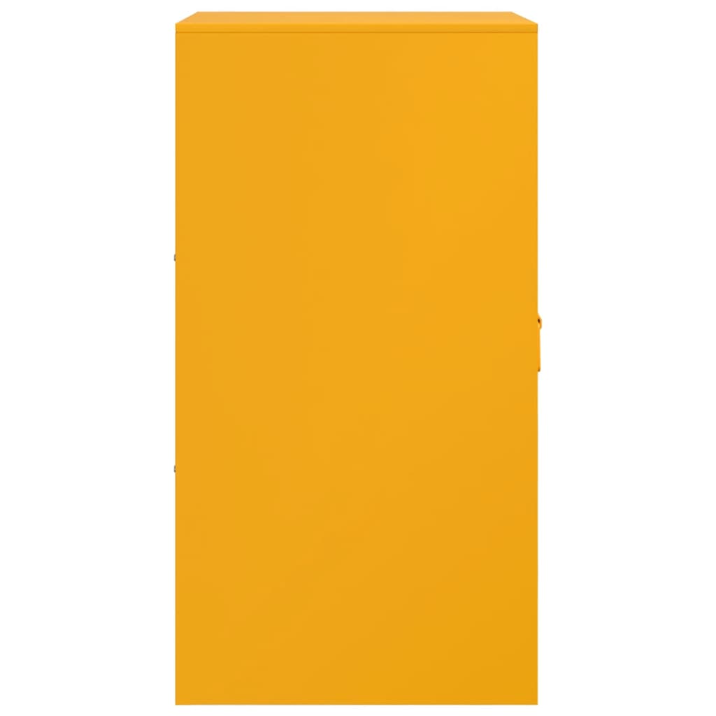 Skjenk DIV. sennepsgul 34,5x39x73 cm stål