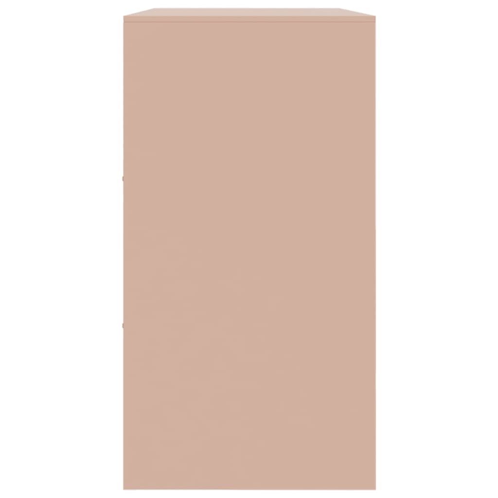 Skjenk DIV. rosa 99x39x73 cm stål