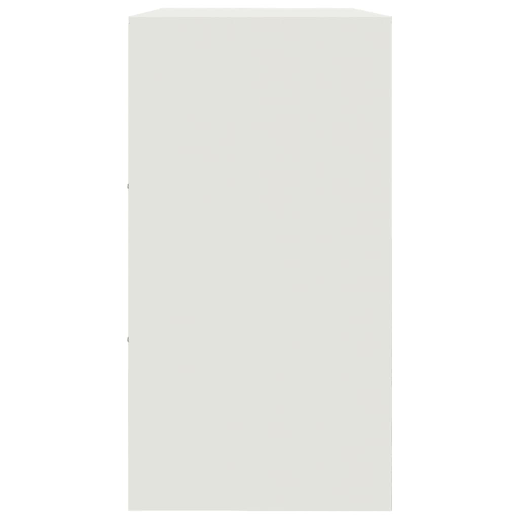 Skjenk DIV. Hvit 99x39x73 cm stål