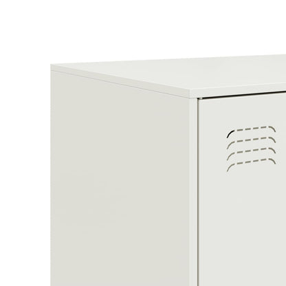 Skjenk DIV. Hvit 99x39x73 cm stål