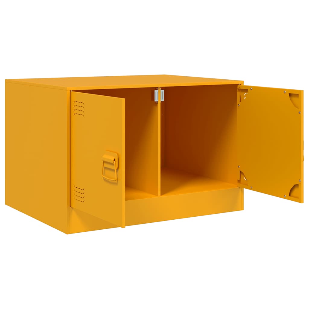 Salongbord Sofabord DIV. sennepsgul 67x50x44 cm stål