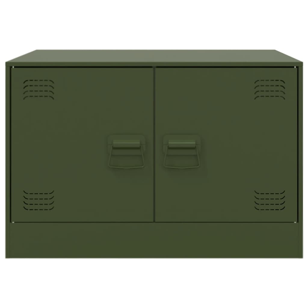 Salongbord Sofabord DIV. olivengrønn 67x50x44 cm stål