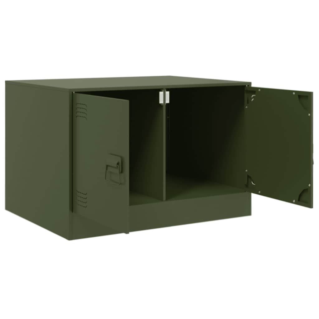 Salongbord Sofabord DIV. olivengrønn 67x50x44 cm stål