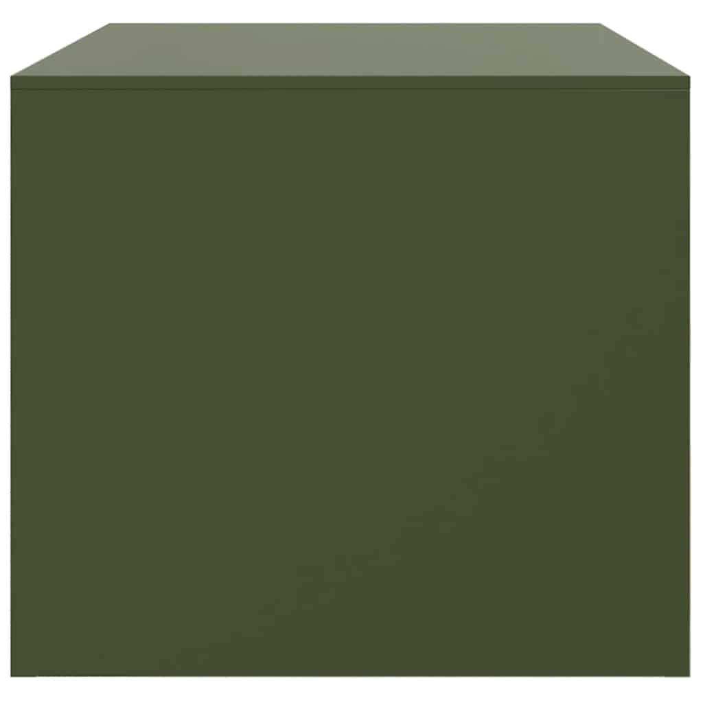 Salongbord Sofabord DIV. olivengrønn 67x50x44 cm stål