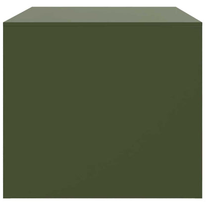 Salongbord Sofabord DIV. olivengrønn 67x50x44 cm stål