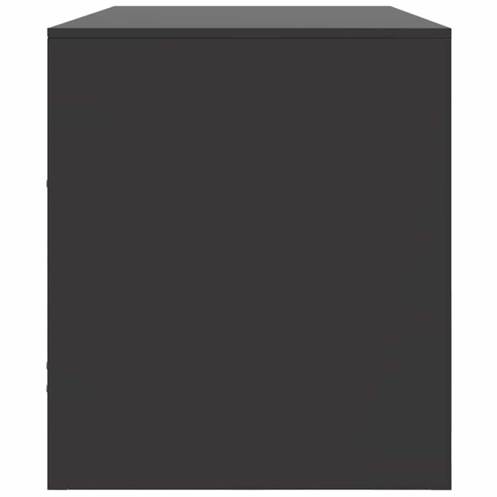 TV-Møbel DIV. TV-benk Svart 99x39x44 cm stål