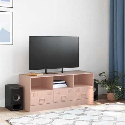 TV-Møbel DIV. TV-benk rosa 99x39x44 cm stål