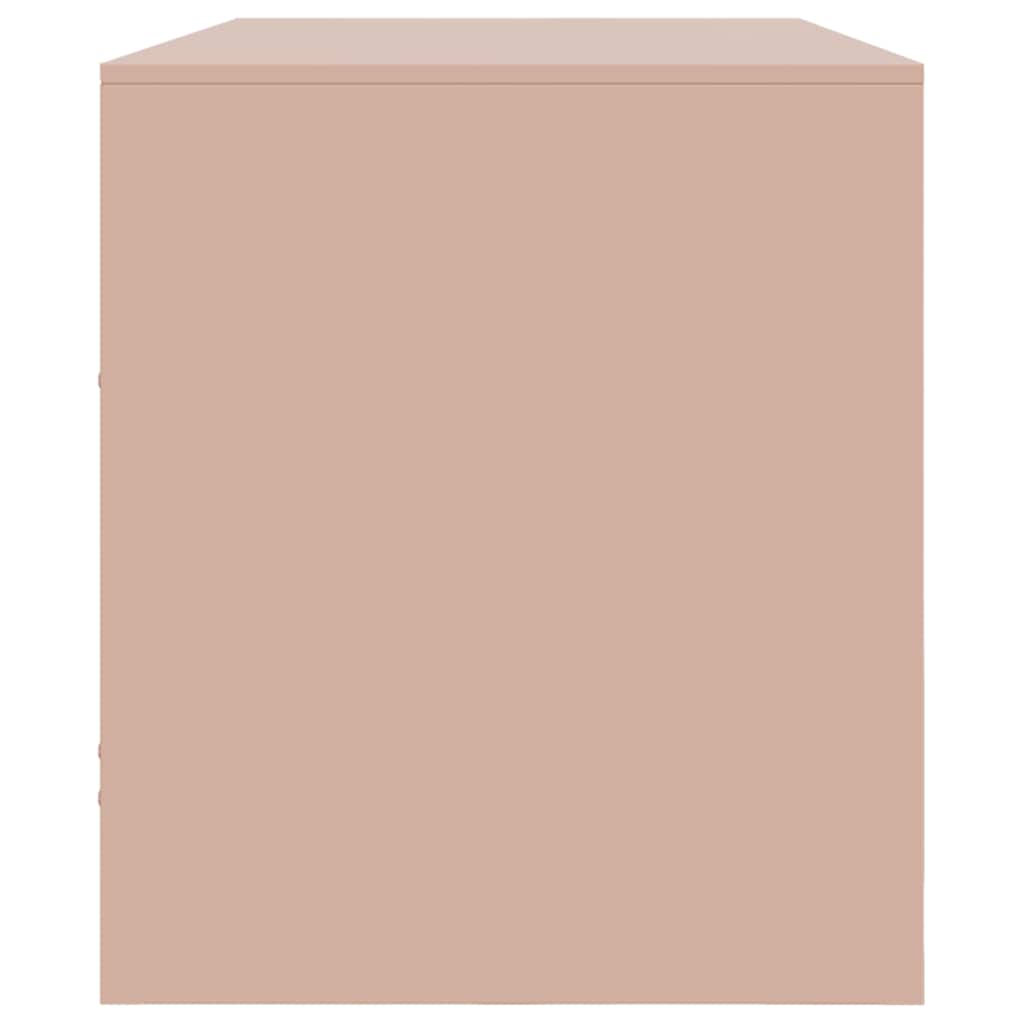 TV-Møbel DIV. TV-benk rosa 99x39x44 cm stål