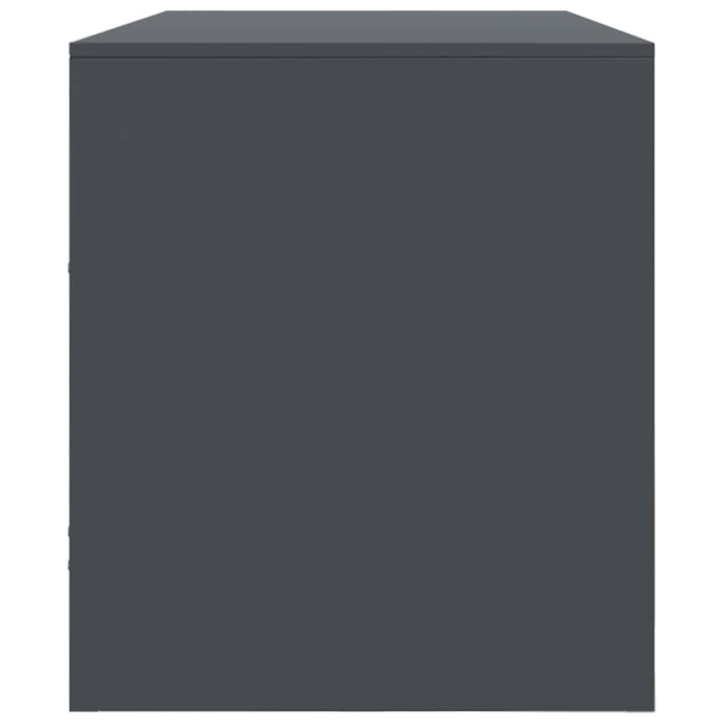 TV-Møbel DIV. TV-benk antrasitt 99x39x44 cm stål