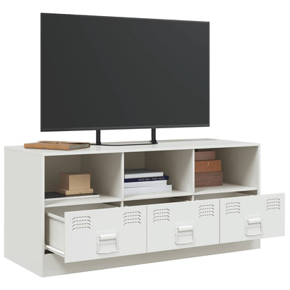 TV-Møbel DIV. TV-benk Hvit 99x39x44 cm stål