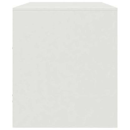 TV-Møbel DIV. TV-benk Hvit 99x39x44 cm stål