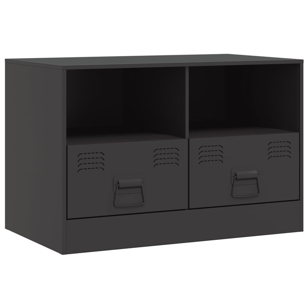 TV-Møbel DIV. TV-benk Svart 67x39x44 cm stål
