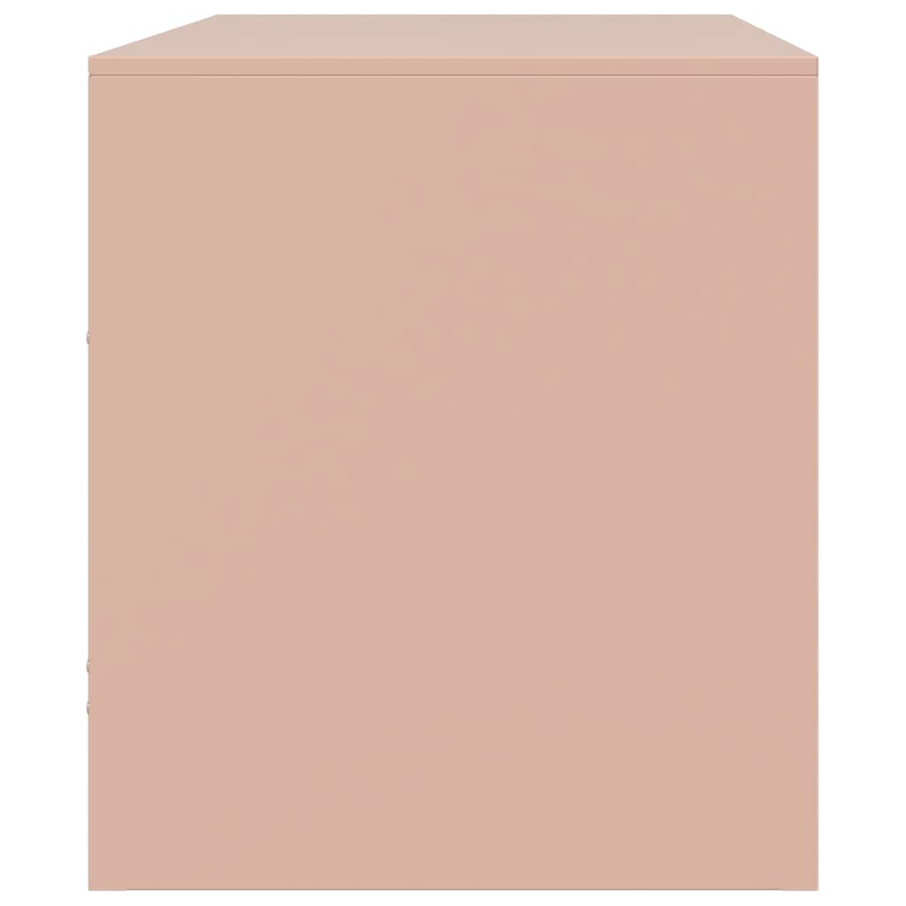 TV-Møbel DIV. TV-benk rosa 67x39x44 cm stål