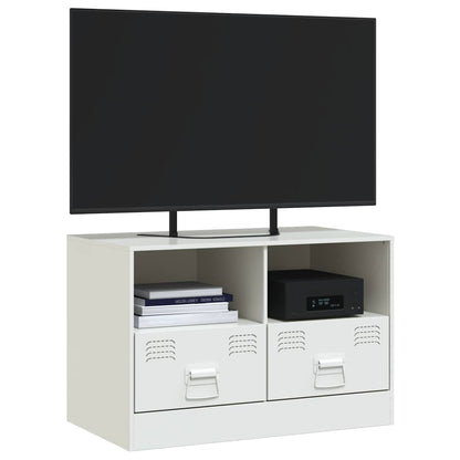 TV-Møbel DIV. TV-benk Hvit 67x39x44 cm stål
