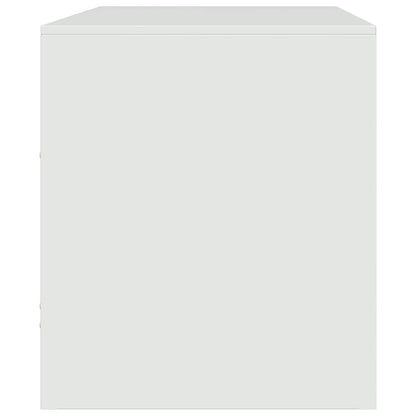 TV-Møbel DIV. TV-benk Hvit 67x39x44 cm stål