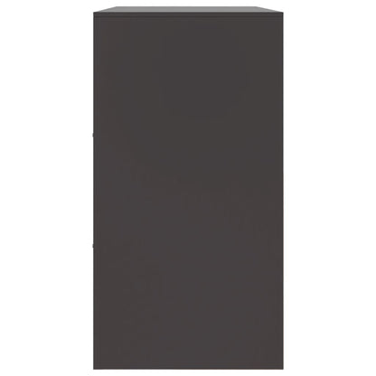 Skjenk DIV. Svart 99x39x73 cm stål