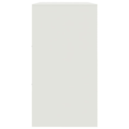 Skjenk DIV. Hvit 99x39x73 cm stål