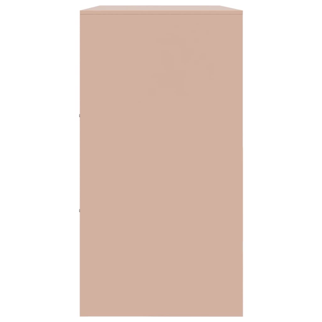 Skjenk DIV. rosa 99x39x73 cm stål