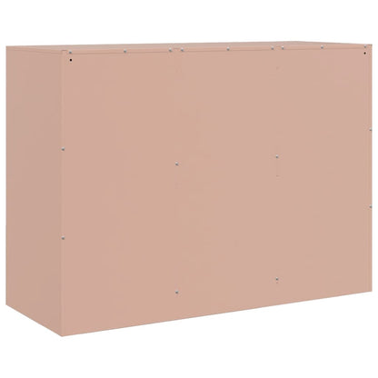 Skjenk DIV. rosa 99x39x73 cm stål