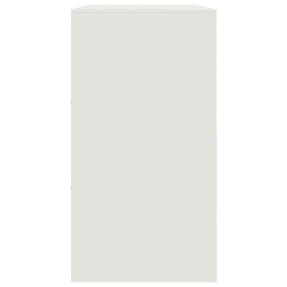 Skjenk DIV. Hvit 99x39x73 cm stål