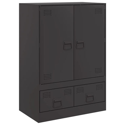 Skap Svart 67x39x95 cm stål