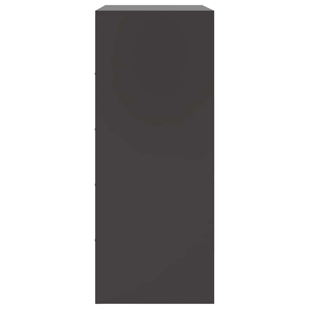 Skap Svart 67x39x95 cm stål