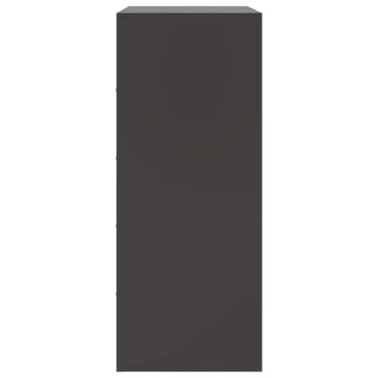 Skap Svart 67x39x95 cm stål