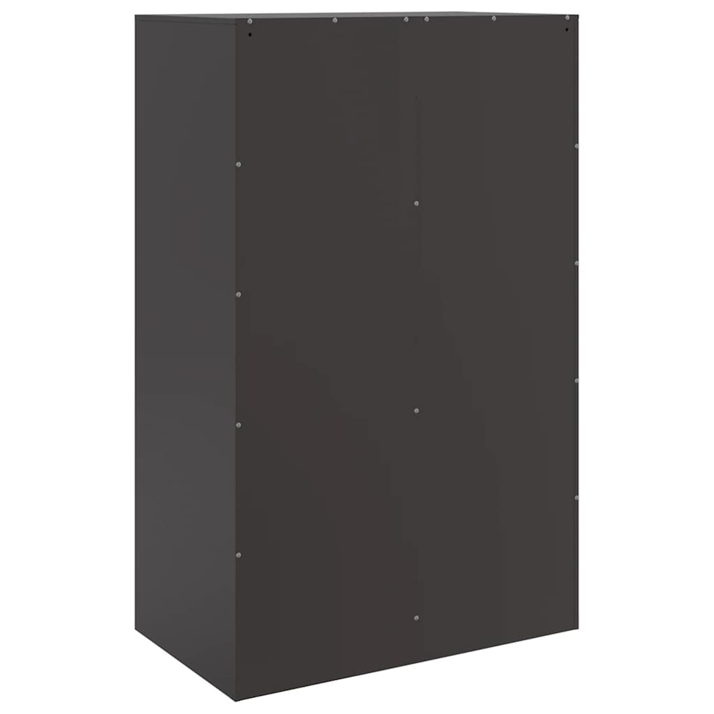 Skap Svart 67x39x95 cm stål