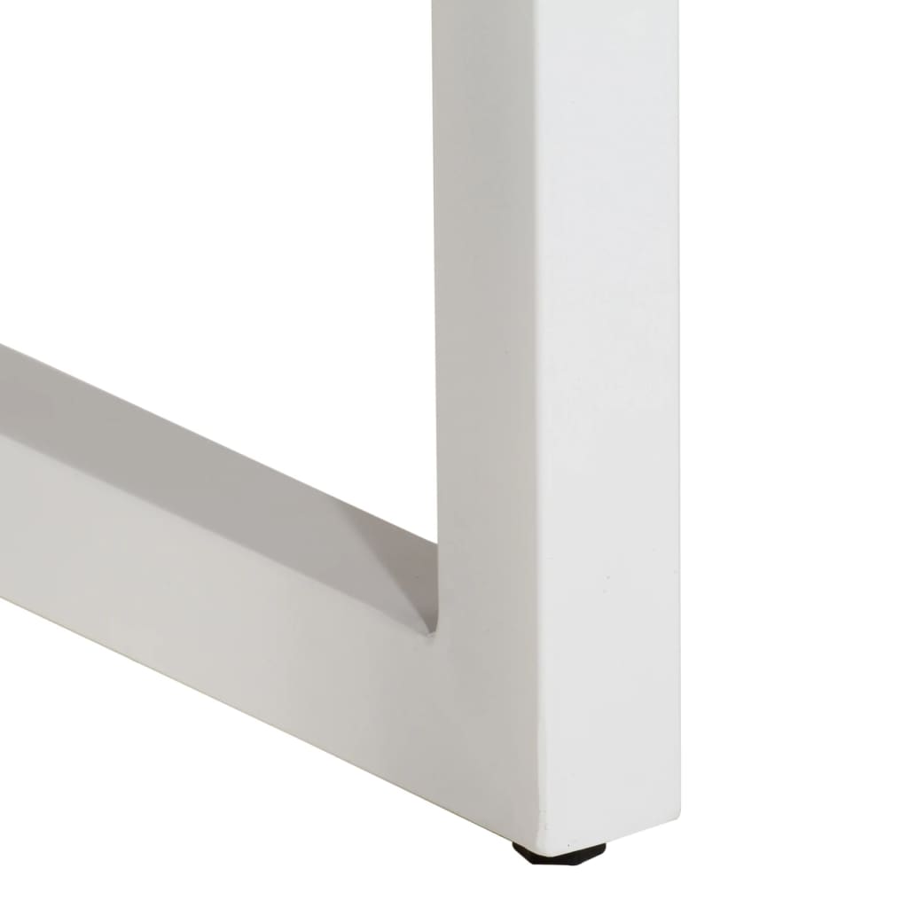 Avlastningsbord Konsollbord Tre Brun 110x35x76 cm heltre mango og jern