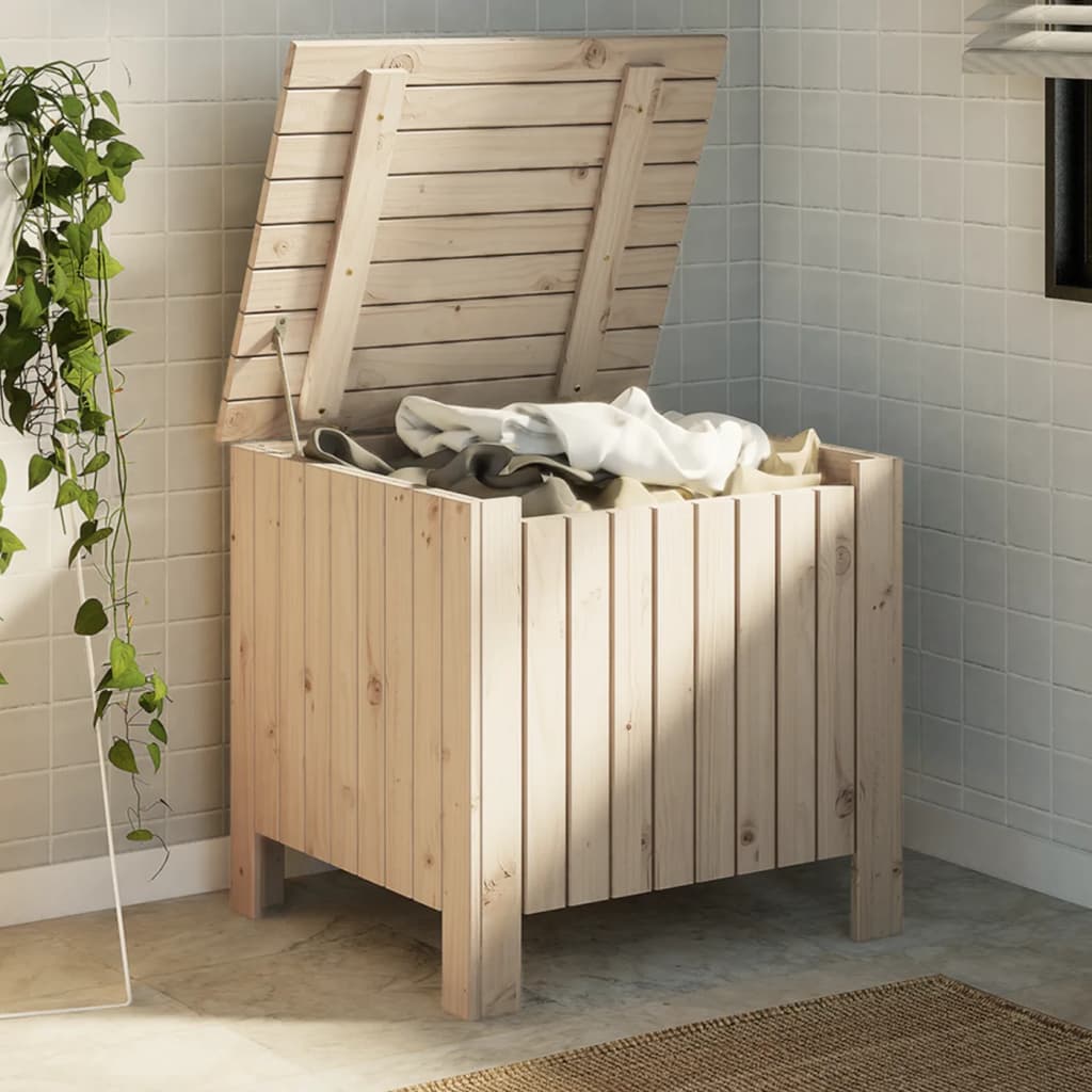 Putekasse Tre med lokk RANA 60x49x54 cm heltre furu