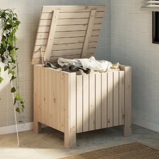 Putekasse Tre med lokk RANA 60x49x54 cm heltre furu