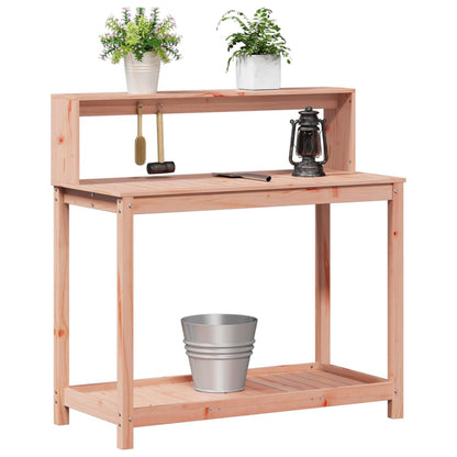 Utendørs Blomsterstativ Plantebord med hyller 108x50x109,5 cm heltre furu