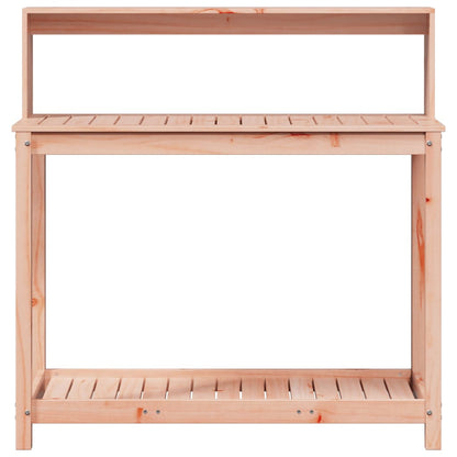 Utendørs Blomsterstativ Plantebord med hyller 108x50x109,5 cm heltre furu