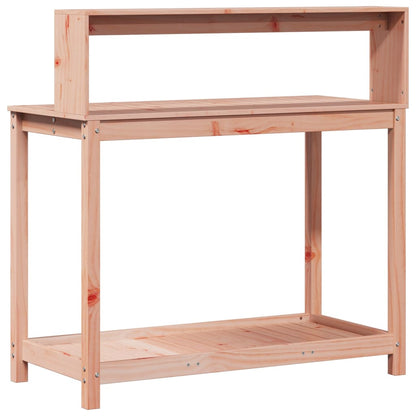Utendørs Blomsterstativ Plantebord med hyller 108x50x109,5 cm heltre furu