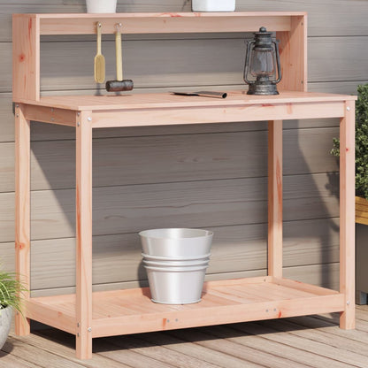 Utendørs Blomsterstativ Plantebord med hyller 108x50x109,5 cm heltre furu