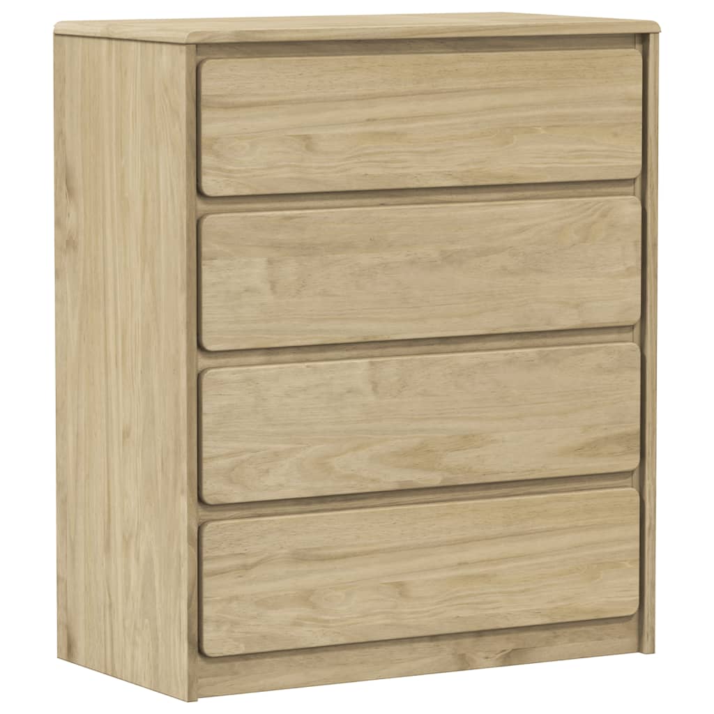 Kommode Tre heltre furu SAUDA Eik 76,5x39x91 cm