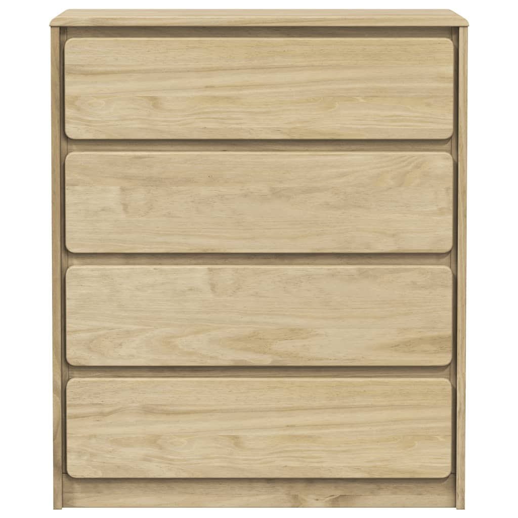 Kommode Tre heltre furu SAUDA Eik 76,5x39x91 cm