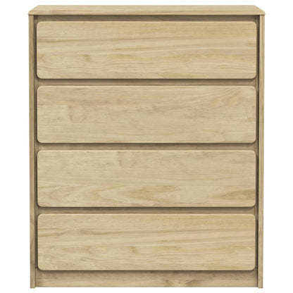Kommode Tre heltre furu SAUDA Eik 76,5x39x91 cm