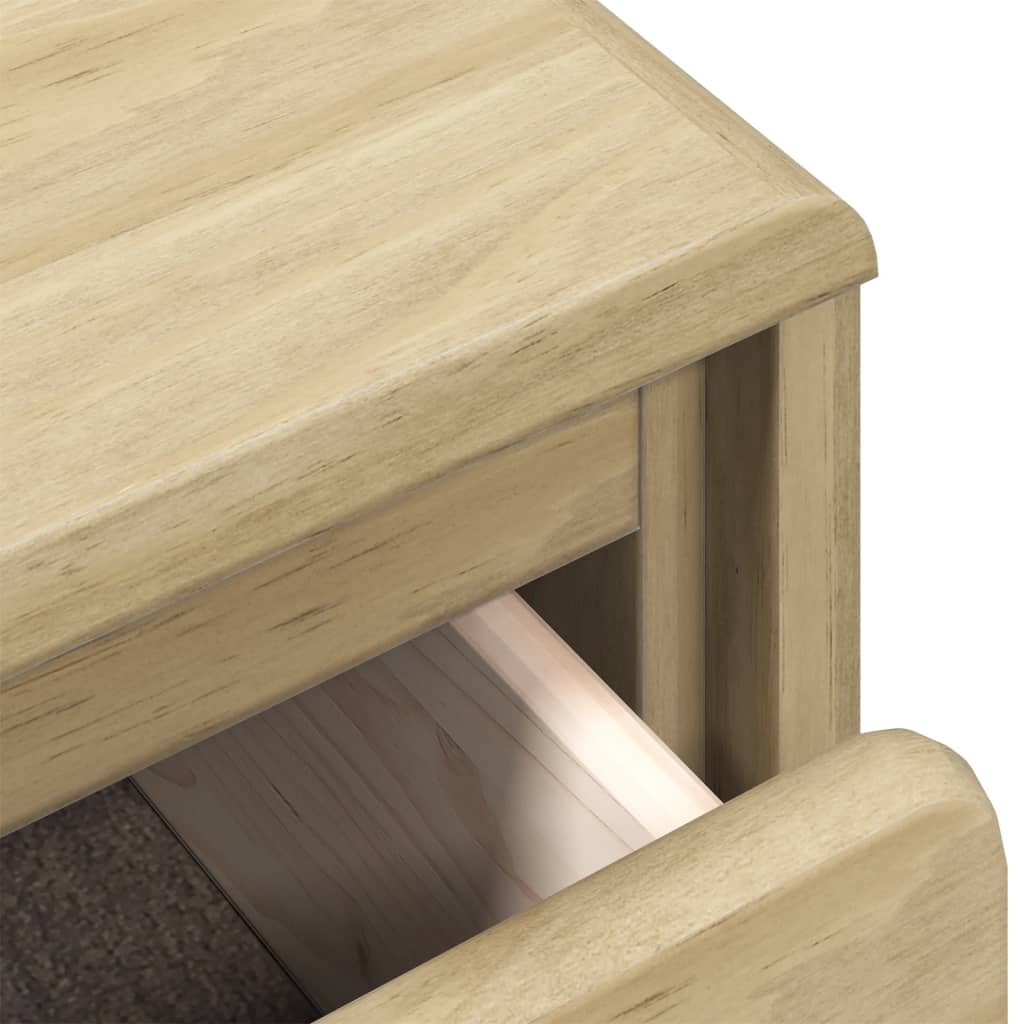 Kommode Tre heltre furu SAUDA Eik 76,5x39x91 cm