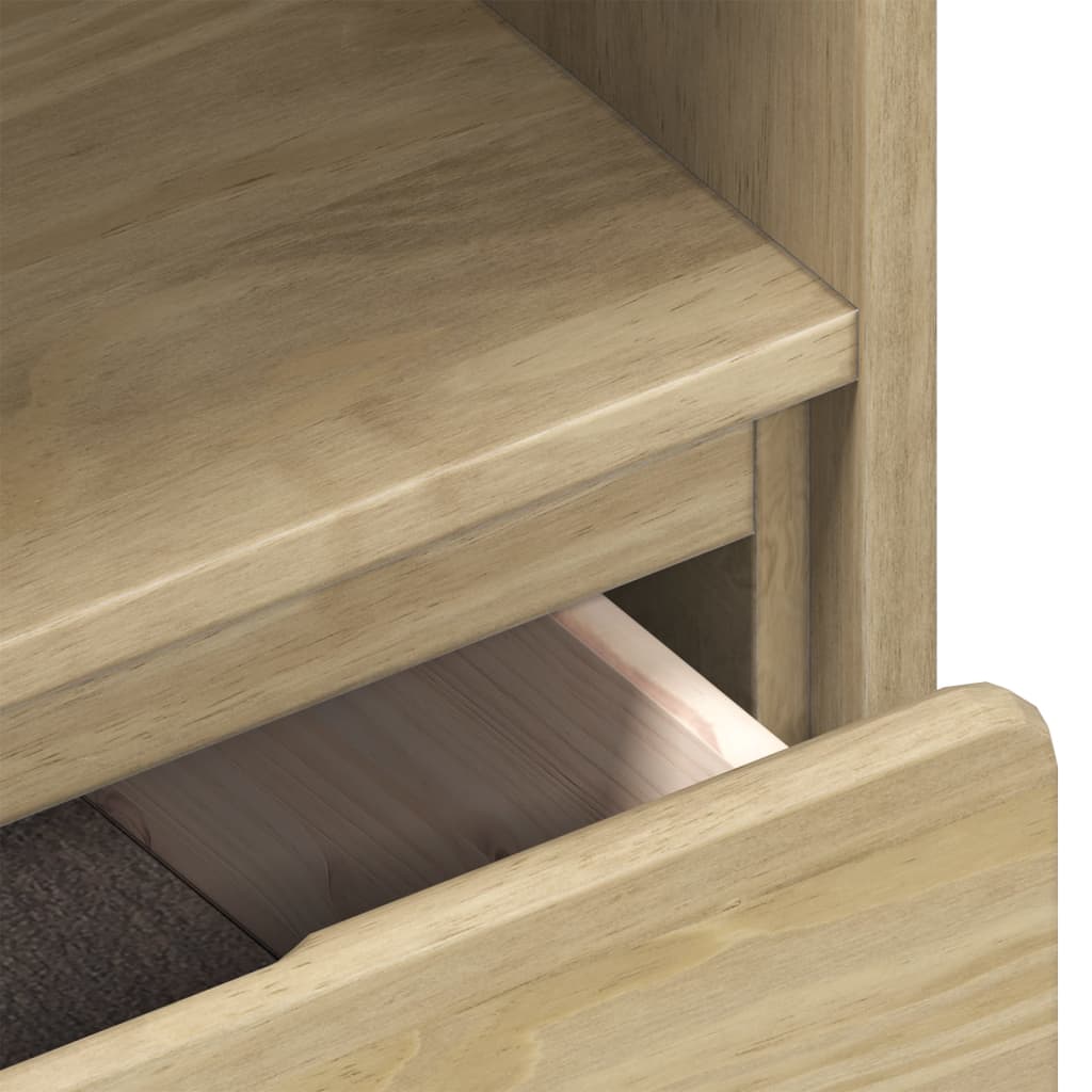 TV-Møbel Tre TV-benk heltre furu SAUDA 99x43x55 cm